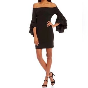 ANTONIO MELANI Black Long Sleeve Dress